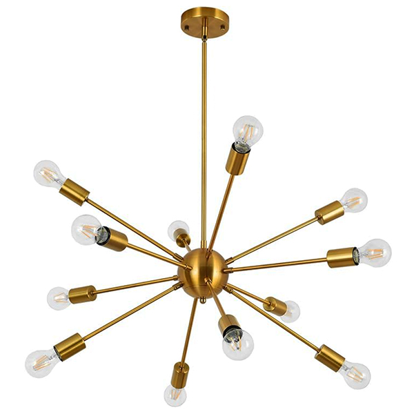 Lustres Spoutnik du milieu du siècle à 12 lumières - Image 3