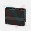 Spot LED linéaire multipoint noir pour rail magnétique