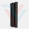 Module spot LED rail magnétique noir avec plusieurs lentilles