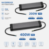 Alimentation LED waterproof IP68 200W et 400W pour éclairage extérieur