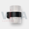 Applique murale extérieure cylindrique noire vue produit