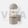 Applique murale extérieure lanterne LED blanche avec diffuseur transparent