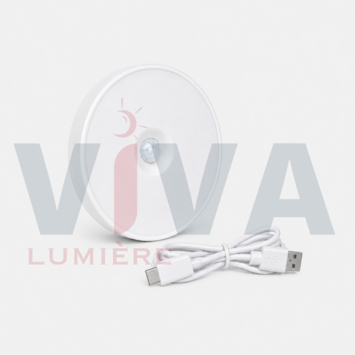 Lampe LED placard rechargeable avec câble USB