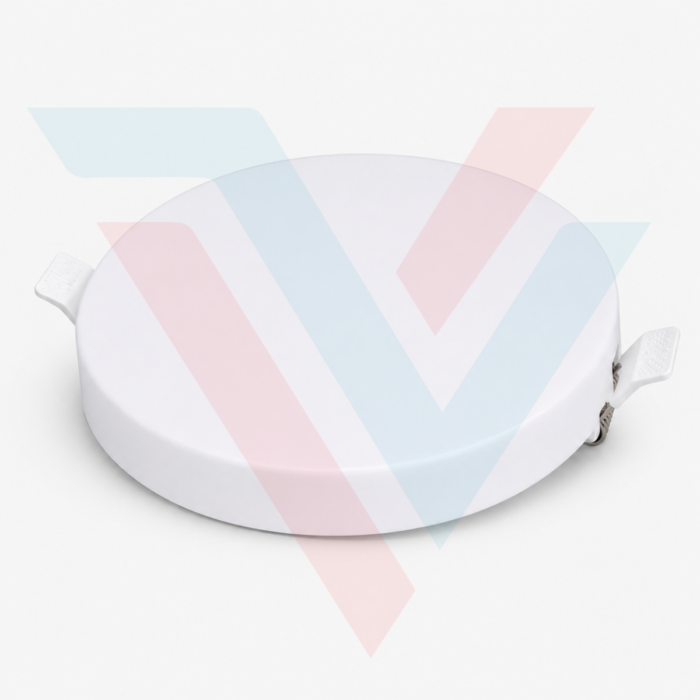 Panel LED 3D rond blanc semi-encastré pour plafond