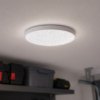 Panel LED crystal apparent installé au plafond avec lumière blanche froide
