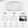 Panel LED crystal apparent 28W 40W 6500K blanc froid