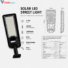 Projecteur solaire LED 4.5W IP65 avec batterie 1200mAh et détecteur