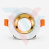 Support spot encastrable RH-MH1 blanc avec réflecteur rose gold