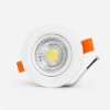 Spot LED encastrable 8W rond blanc avec câble intégré