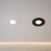 spot encastré plafond noir et blanc IP20