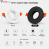 spot encastré plafond noir et blanc IP20