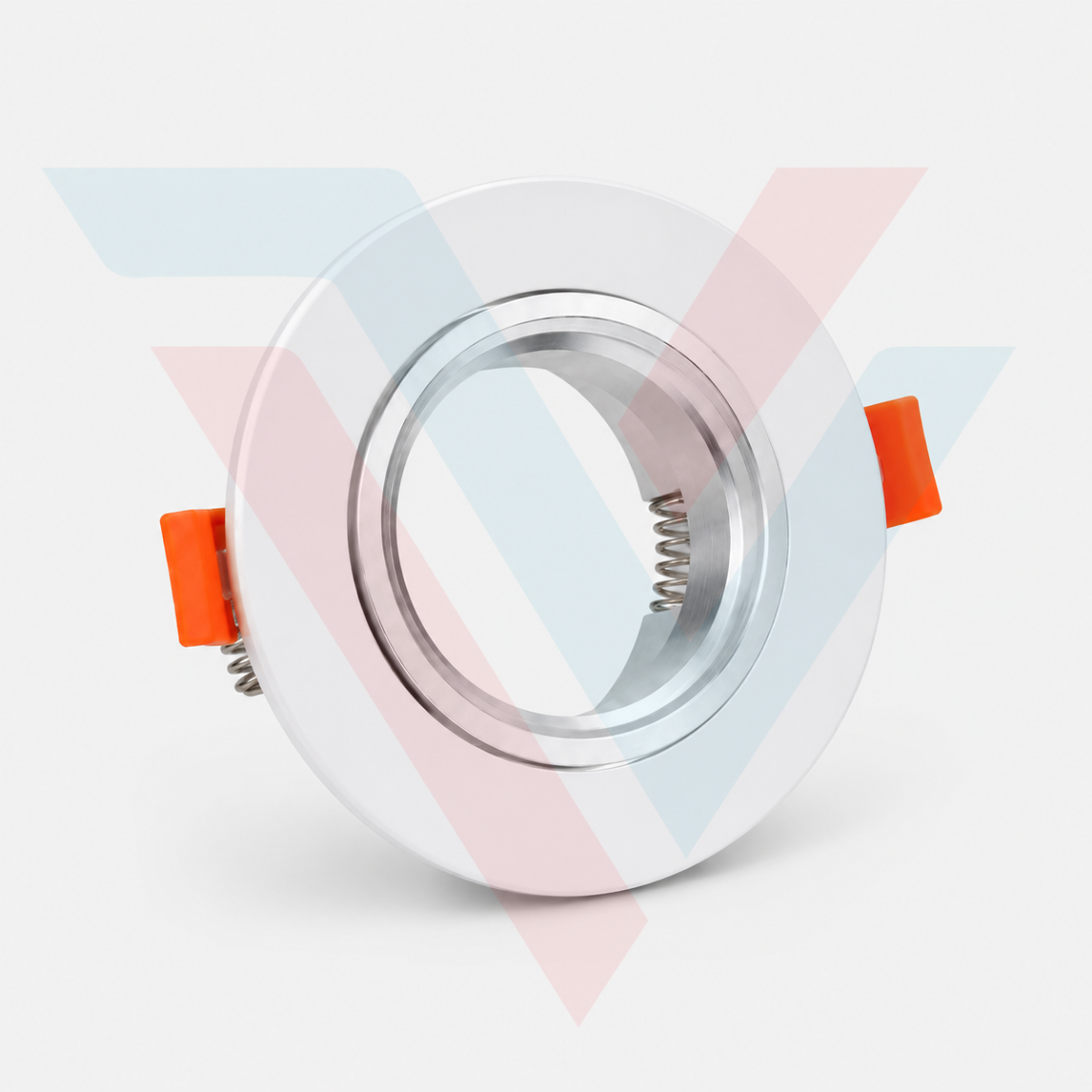 support spot rond blanc orientable pour plafond