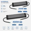 Alimentation LED waterproof IP68 200W et 400W pour éclairage extérieur
