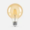 Ampoule LED G125 filament E27 2700K