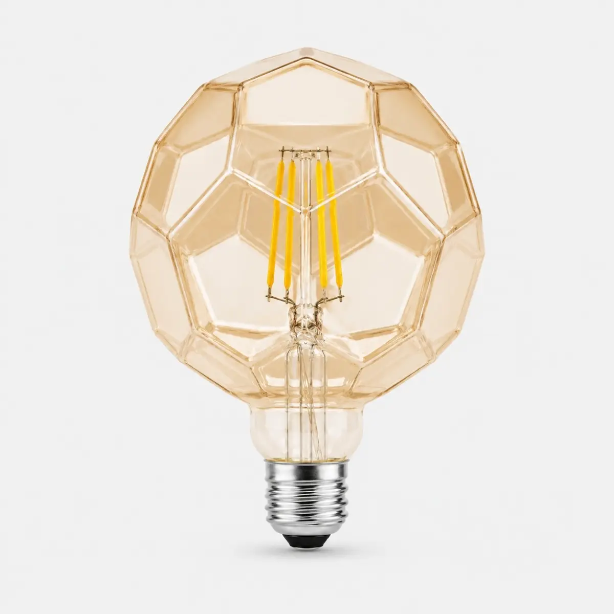 Ampoule LED G125 spiral design vintage