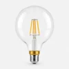 Ampoule G125 diamant ambré décorative