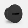 Applique murale encastrée LED ronde noire 3W IP65