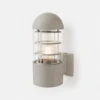 Applique murale extérieure lanterne LED blanche avec diffuseur transparent