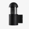 Applique murale extérieure LED noire cylindrique