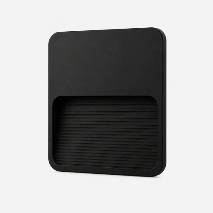 Applique murale LED noire pour escalier