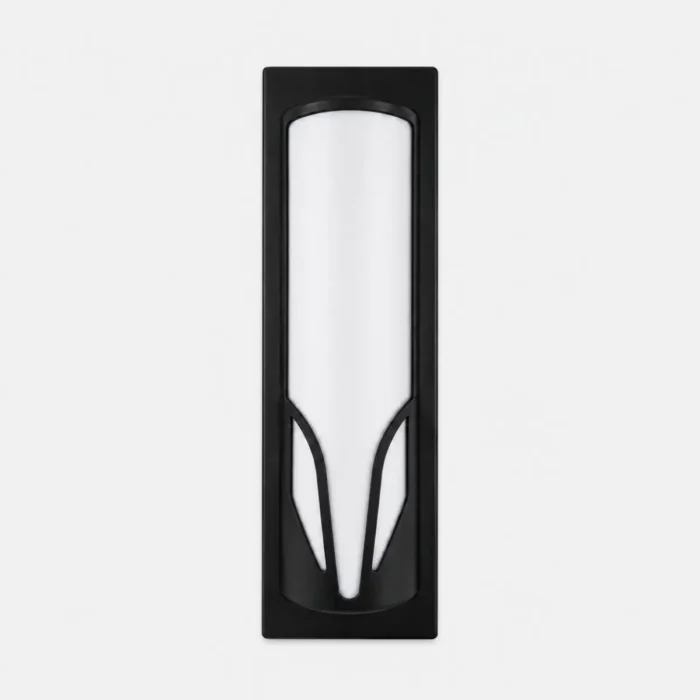 Applique murale LED rectangulaire noire modèle décoratif extérieur