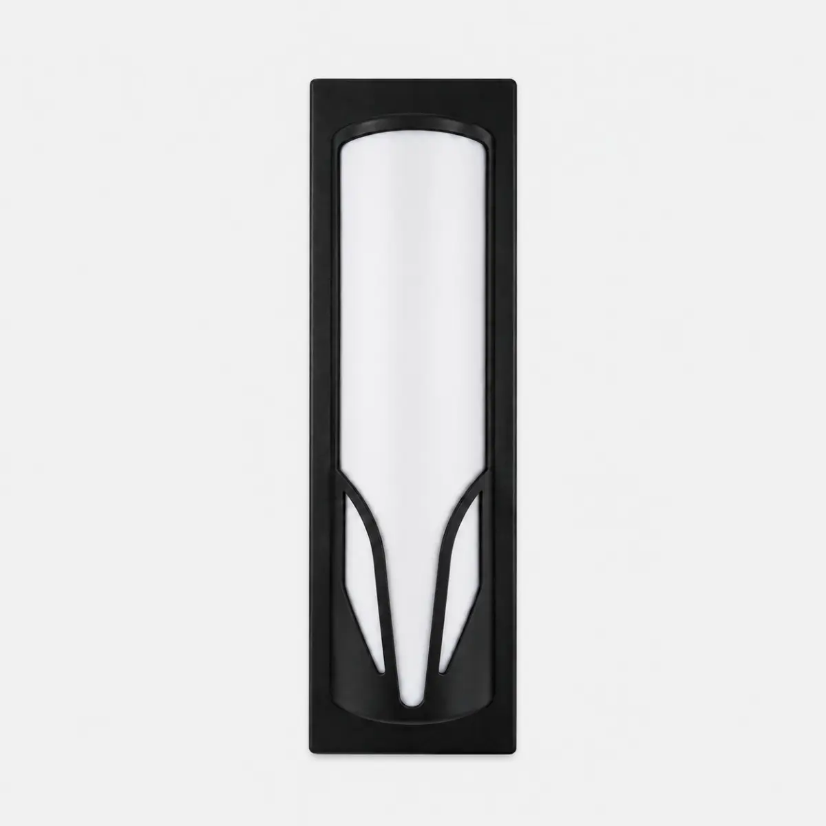 Applique murale LED rectangulaire noire modèle décoratif extérieur