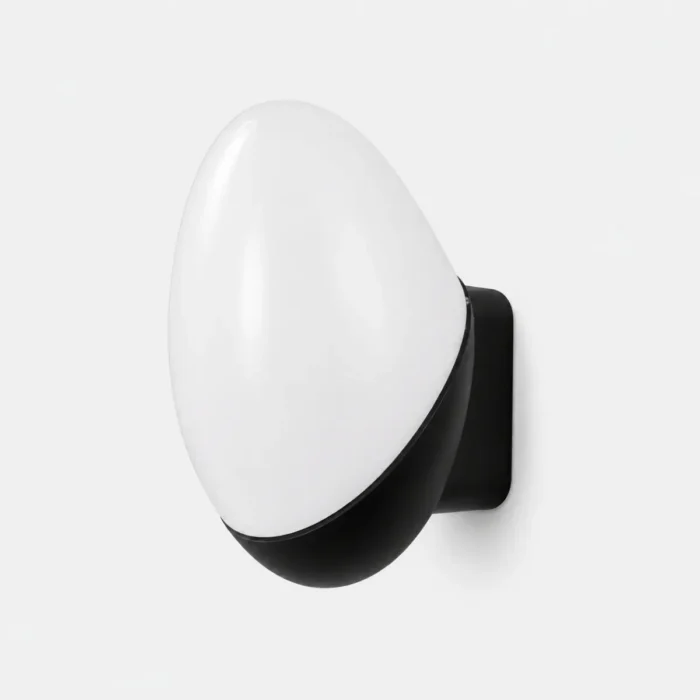 Applique murale LED ronde blanche vue produit