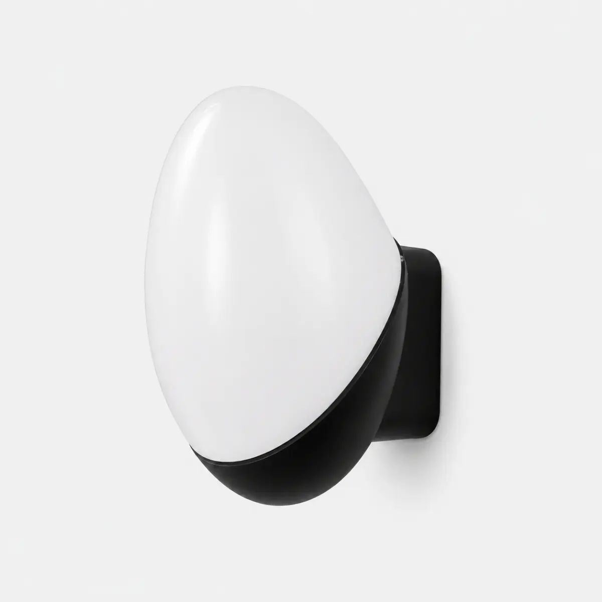 Applique murale LED ronde blanche vue produit