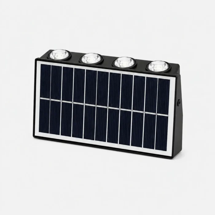 Applique solaire extérieure LED avec panneau solaire intégré