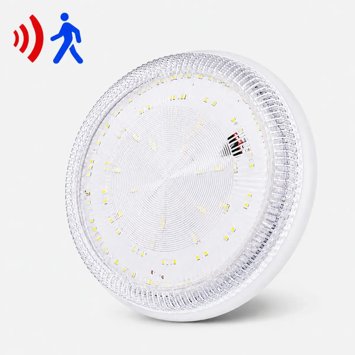 Hublot LED détecteur rond 24W 6500K IP65