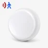 Hublot LED rond détecteur blanc 24W 6500K IP65