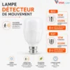 Lampe détecteur de mouvement LED 10W 6500K