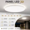 panel-led-3d-rond-semi-encastre-18w-a-48w