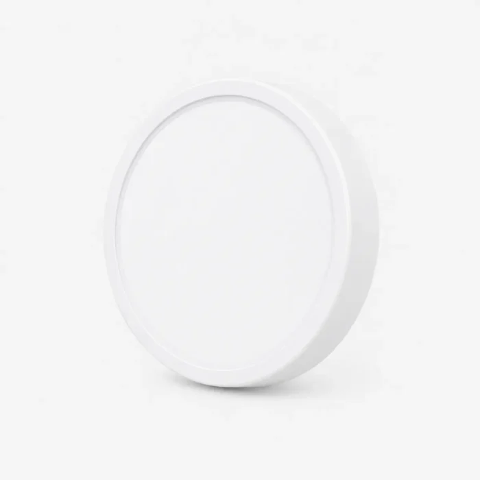 Panel LED apparent rond blanc pour installation plafond