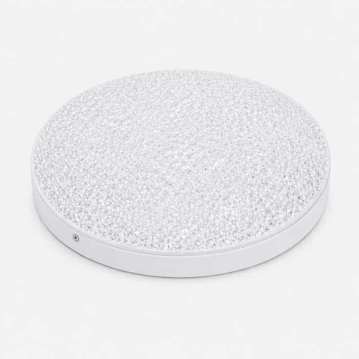 Panel LED crystal apparent rond blanc pour installation plafond