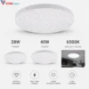 Panel LED crystal apparent 28W 40W 6500K blanc froid