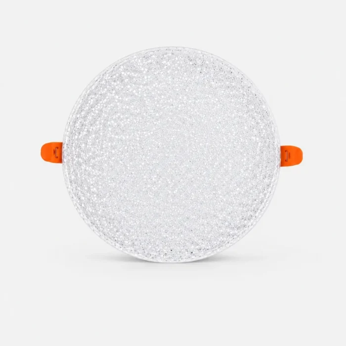 Panel LED crystal encastré rond avec clips de fixation