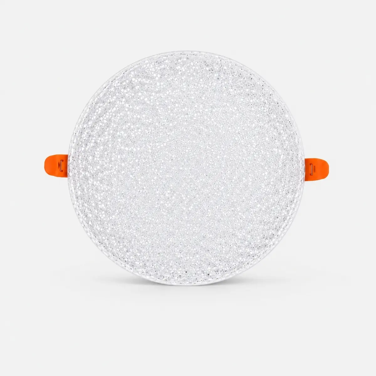 Panel LED crystal encastré rond avec clips de fixation
