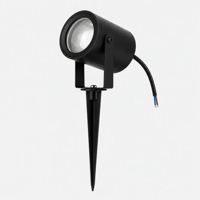 Projecteur LED jardin à piquet 5W IP65 noir