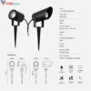 Caractéristiques du projecteur LED jardin à piquet 5W IP65