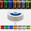 Ruban LED RGB avec couleurs rouge vert bleu blanc chaud 2700K blanc naturel 4000K blanc froid 6500K mars green