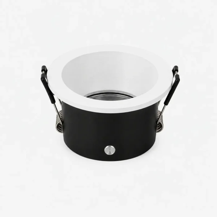 Spot encastrable rond GU5.3 blanc IP54 Ø75mm