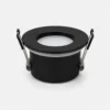 Spot encastrable rond LED noir Ø75mm pour plafond intérieur