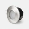 Spot encastrable rond LED aluminium brossé Ø75mm pour intérieur