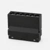 Spot LED linéaire multipoint noir pour rail magnétique