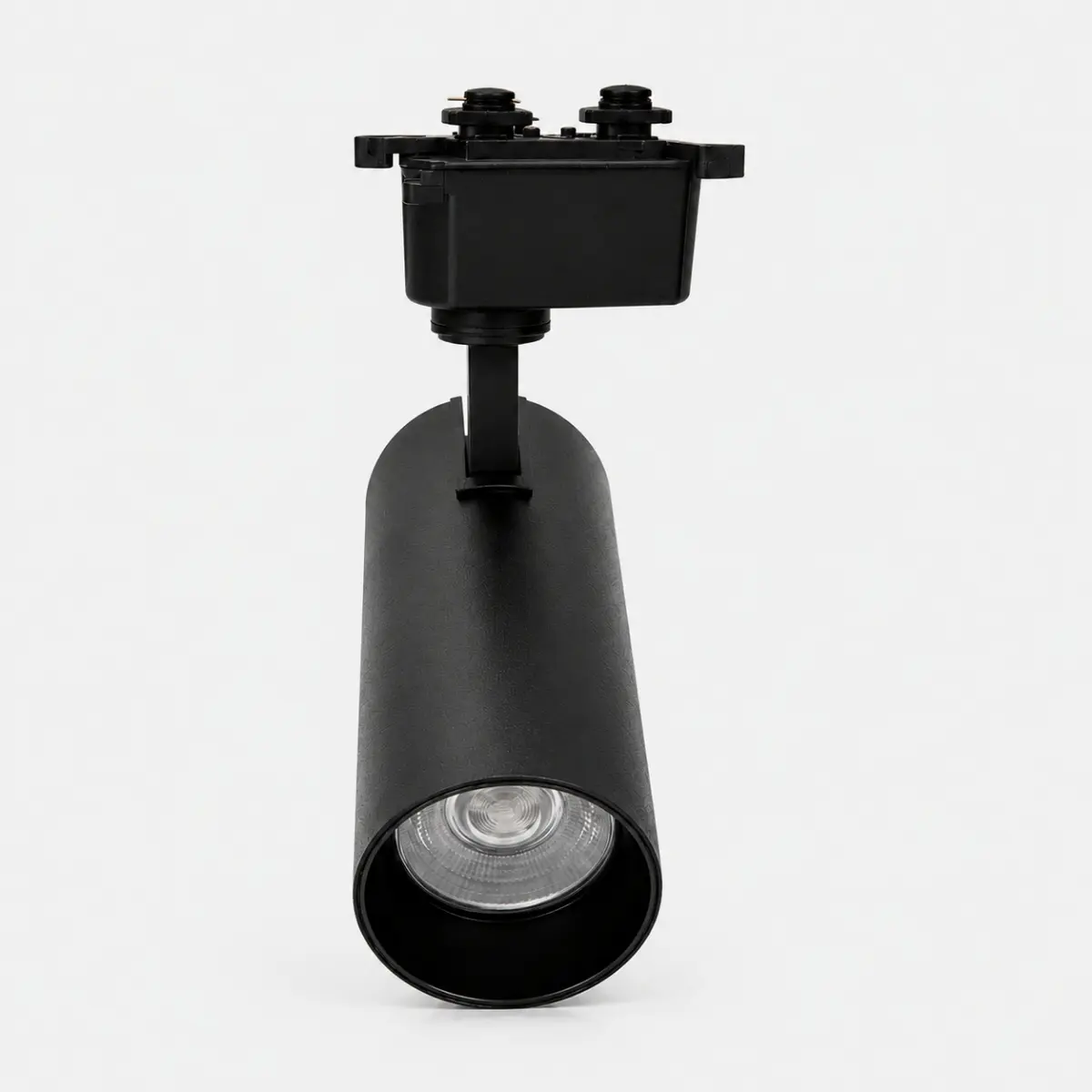 Spot LED sur rail orientable noir pour éclairage intérieur