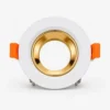 Support spot encastrable RH-MH1 blanc avec réflecteur rose gold