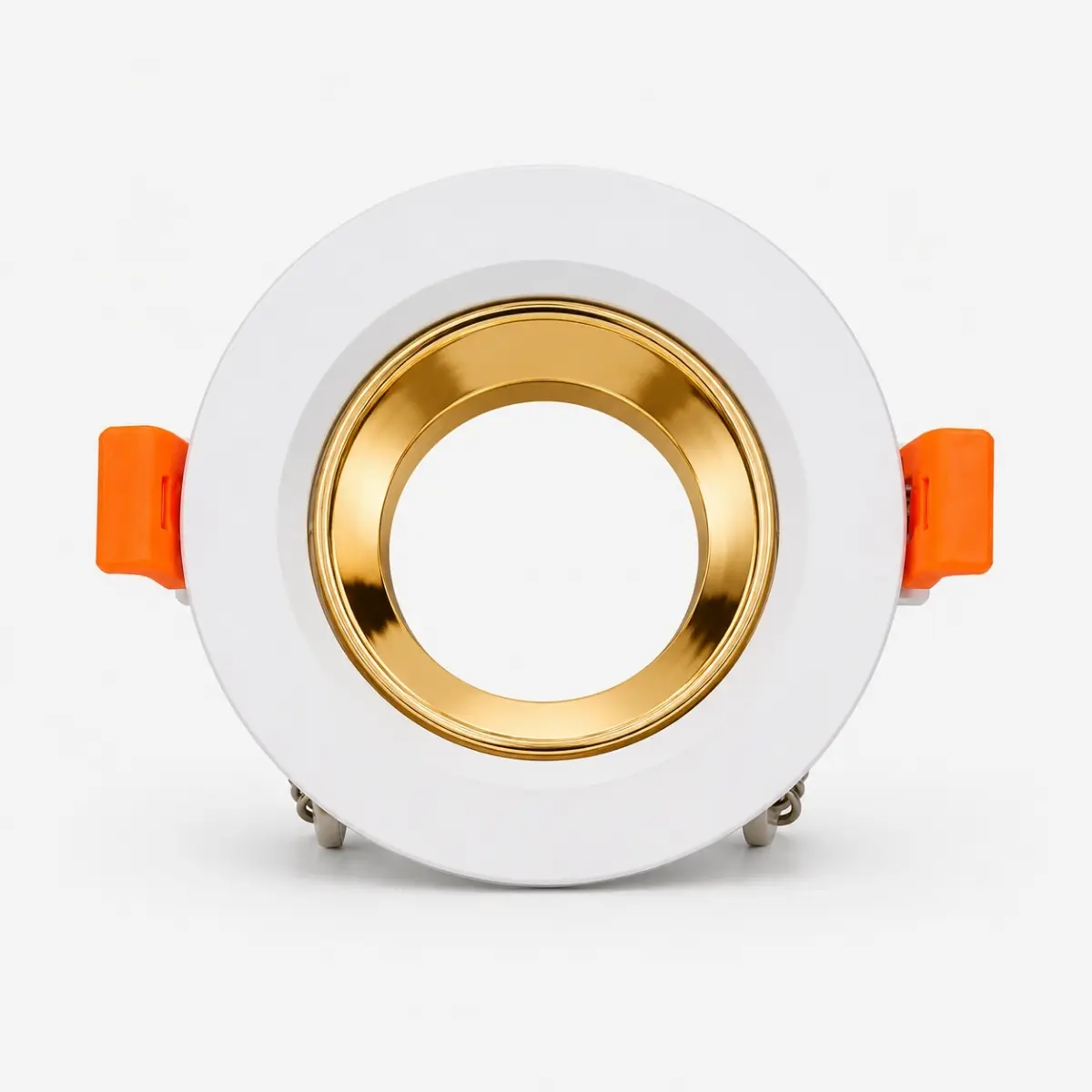Support spot encastrable RH-MH1 blanc avec réflecteur rose gold