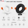 spot encastré plafond noir et blanc IP20