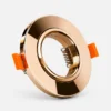 support spot rond marron pour ampoule LED
